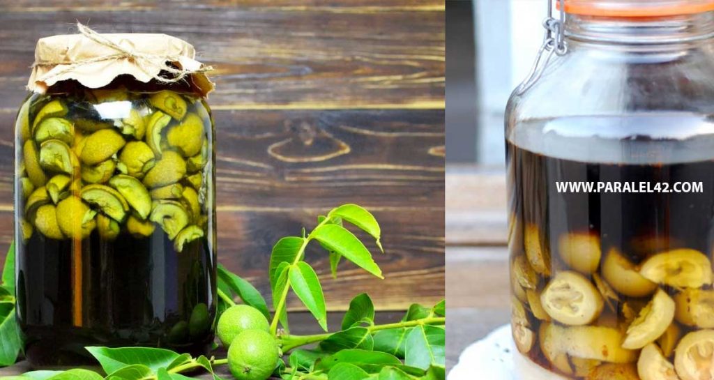 Ликьор от зелени орехчета