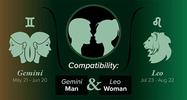 Gemini man and a Leo woman