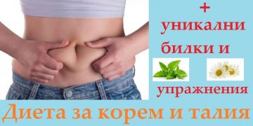 Диета за отслабване на корема: меню, принципи, билки